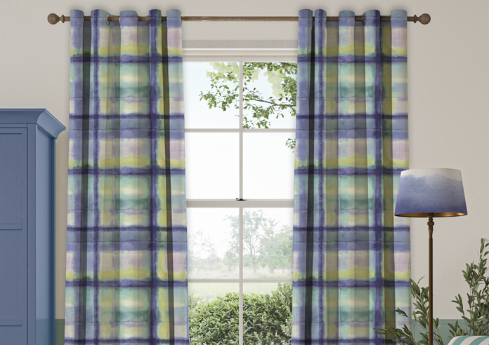Bluebellgray Tartan, Heather - Made to Measure Curtains - Image 3